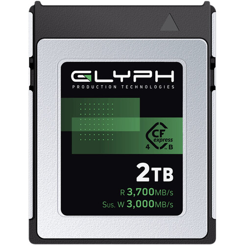Glyph Technologies 2TB Capture+ CFexpress 4.0 Type B Memory Card (2-Pack)