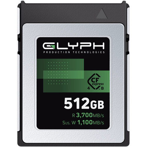Glyph Technologies 512GB Capture+ CFexpress 4.0 Type B Memory Card (2-Pack)