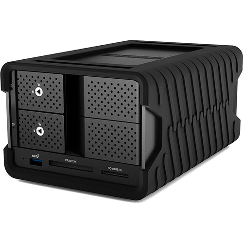 Glyph Technologies Blackbox PRO RAID 44TB 2-Bay Thunderbolt 3 RAID Array with Hub (2 x 22TB)