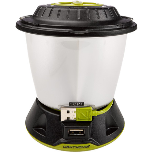 GOAL ZERO Lighthouse Core Lantern & USB Power Hub (Black/White)