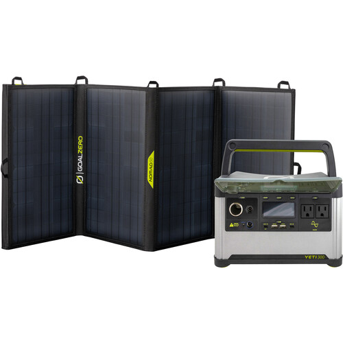 GOAL ZERO Yeti 300 Portable Power Station with Nomad 50 Solar Panel