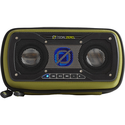 GOAL ZERO Rock Out 2 Portable Bluetooth Solar Speaker (Green)