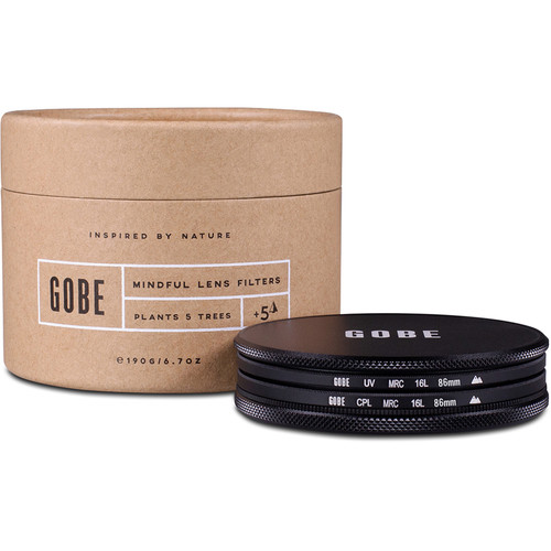 Gobe 86mm The Duet 2Peak UV and Circular Polarizer Filter Kit