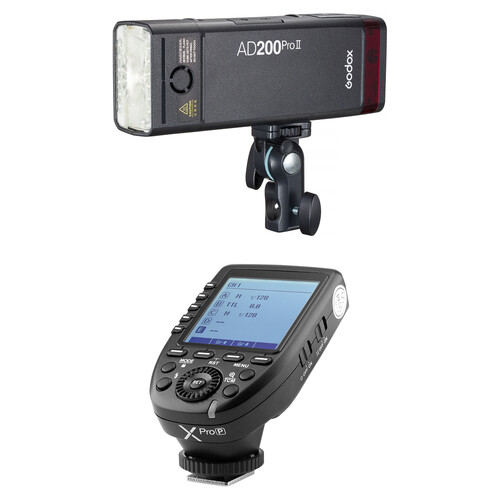 Godox AD200Pro II TTL Pocket Flash with XProP TTL Trigger Kit for Pentax