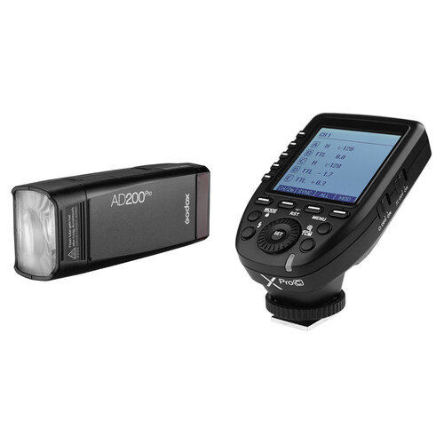 Godox AD200Pro Pocket Flash with XProC Trigger Kit for Canon