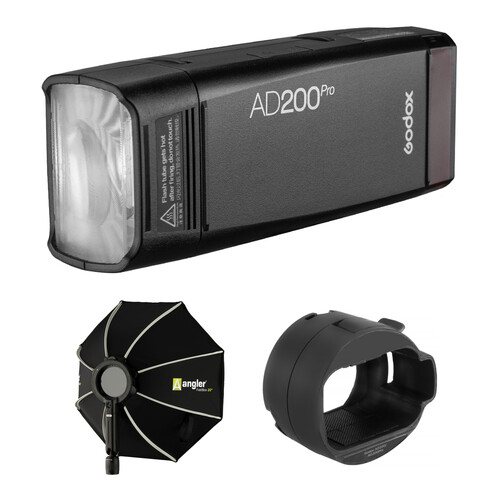 Godox AD200PRO Pocket Flash with 20" Softbox Kit