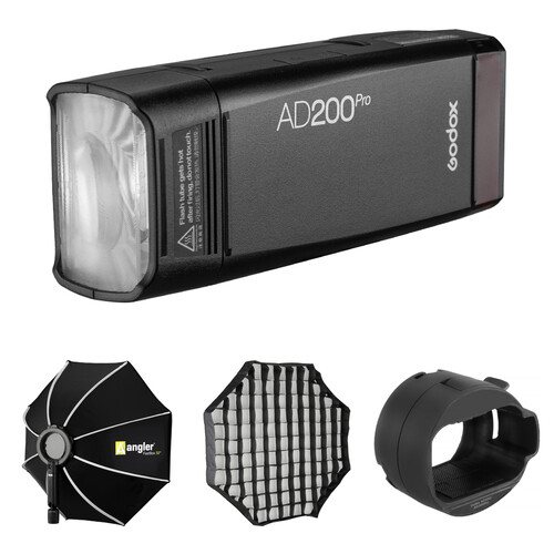 Godox AD200PRO Pocket Flash with 32" Softbox Kit