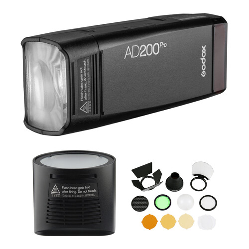 Godox AD200Pro TTL Pocket Flash Kit with Round Head and