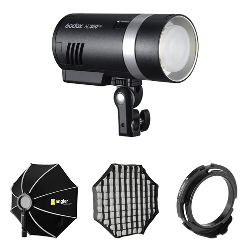 Godox AD300Pro Outdoor Flash with Octagonal Softbox & Grid Kit