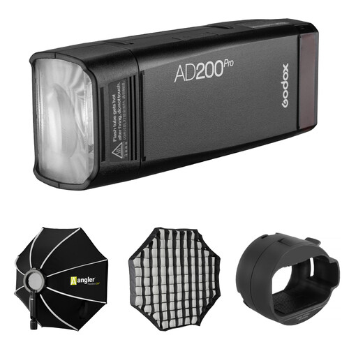 Godox AD200PRO Pocket Flash with 24" Softbox Kit