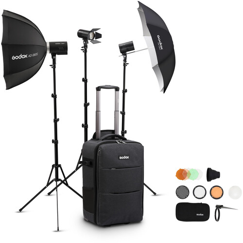 Godox AD300Pro and AD100Pro 3-Light Kit AD-KIT 1 B&H Photo Video
