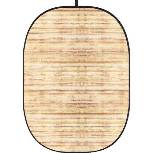 Godox 5 x 6' Collapsible Background (Wooden Wall 1)