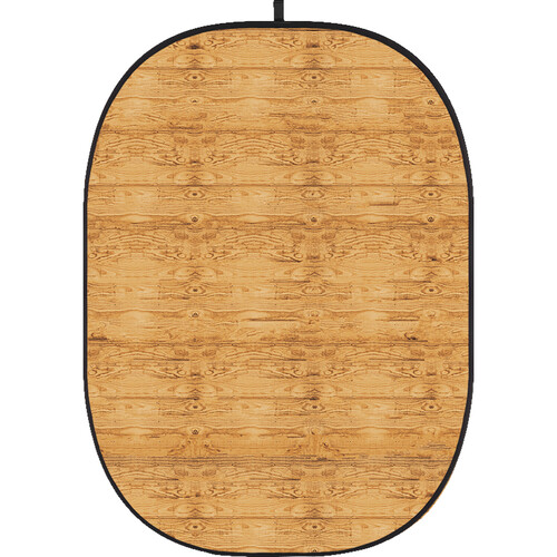 Godox 5 x 6' Collapsible Background (Wooden Wall 2)