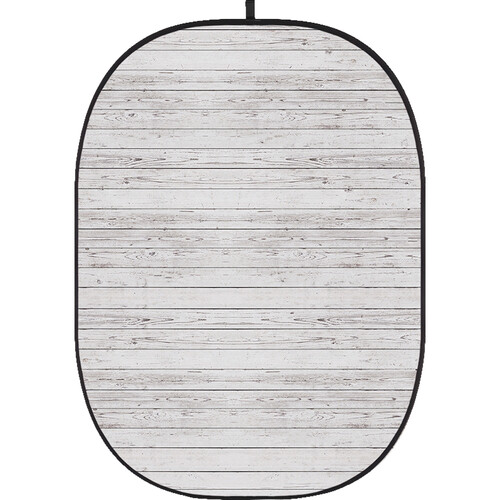 Godox 5 x 6' Collapsible Background (Wooden Wall 7)
