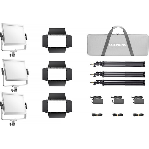 Godox Litemons LP400R RGB LED Light Panel (3-Light Kit)