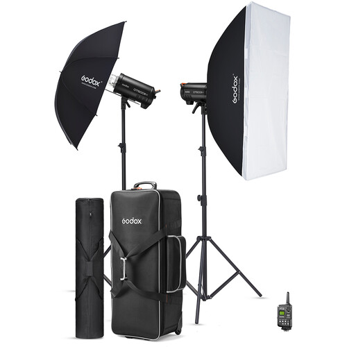Godox QT600IIIM Studio Flash Monolight (2-Light Kit)