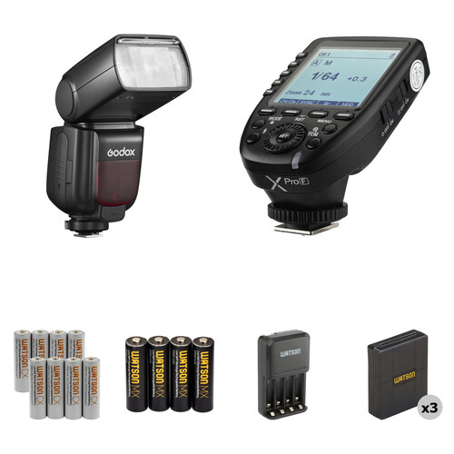 Godox TT685II On-Camera Flash with Trigger and Accessories Kit for FUJIFILM Cameras