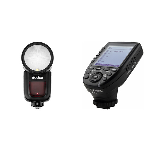 Godox V1 TTL Flash and XProS Flash Trigger for Sony