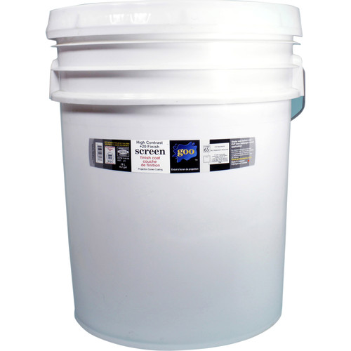 Goo Systems High Contrast +20 Finish Coat Screen Goo (4.2 Gal Bottle)
