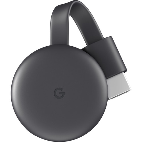 Google Chromecast (Charcoal, 3rd Generation)