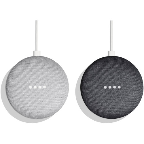 Google Home Mini Pair Kit (One Chalk, One Charcoal)