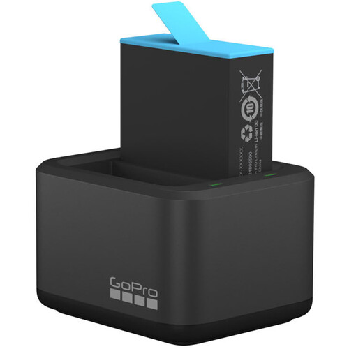 GoPro Dual Battery Charger + Battery for HERO11/10/9 Black