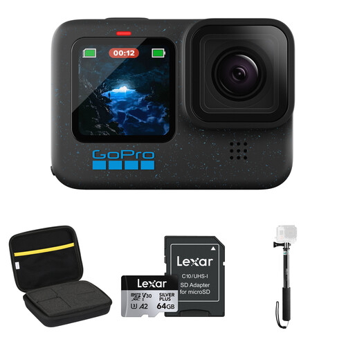 GoPro HERO12 Black Basic Accessory Bundle