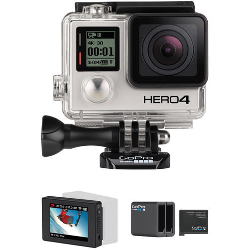 GoPro HERO4 Black with LCD Touch BacPac and Dual Charger Kit