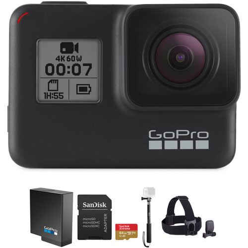 GoPro HERO7 Black Basic Kit B&H Photo Video