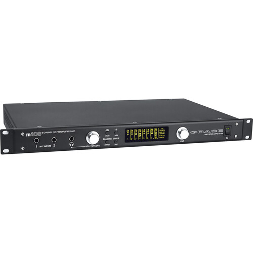 Grace Design m108 8-Channel Microphone Preamplifier / ADC with Dante Card