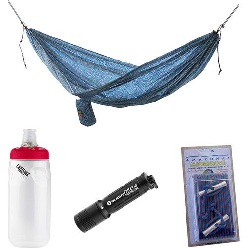 Grand Trunk Parachute Nylon Double Hammock Essentials Kit (Batik)