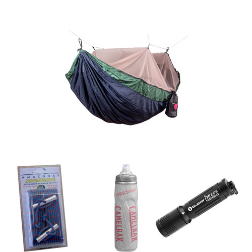 Grand Trunk Skeeter Beeter Pro Hammock Essentials Kit (Navy/Forest)