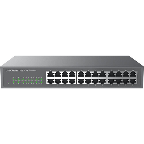 Grandstream GWN7703 24-Port Gigabit Unmanaged Network Switch