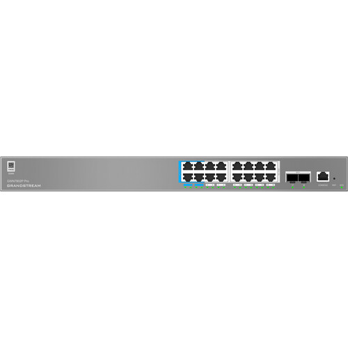 Grandstream GWN7802P Pro 16-Port Gigabit PoE++ Compliant Managed Network Switch