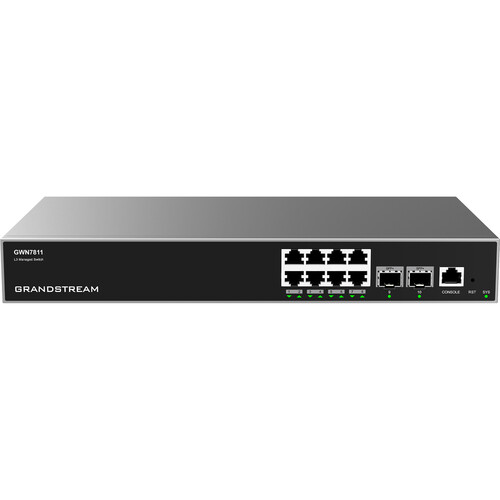 Grandstream GWN7811 8-Port Gigabit Managed Network Switch