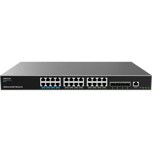 Grandstream GWN7813P 24-Port Gigabit PoE++ Compliant Managed Network Switch