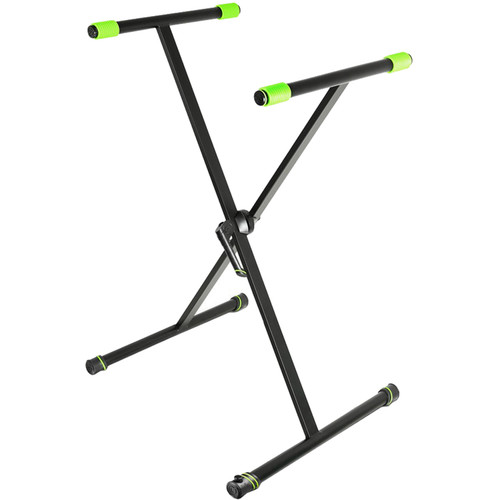 Gravity Stands KSX 1 X-Form Single-Braced Keyboard Stand (Black)