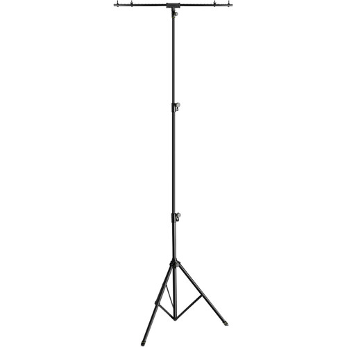 Gravity Stands Classic Tripod Lighting Stand with T-Bar (Large, 10.6')