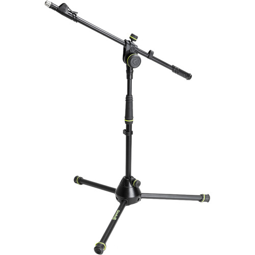 Gravity Stands MS 4222 B Microphone Stand with Tripod Base and 2-Point Adjustment Boom