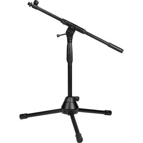 Gravity Stands Touring Series Short Tripod Mic Stand with Two-Point Telescopic Boom