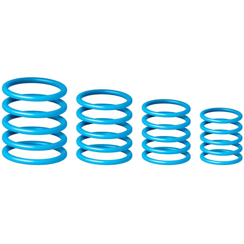 Gravity Stands Universal Ring Pack for Microphone Stands (20-Pack, Deep Sky Blue)