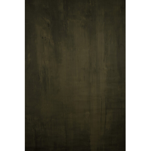 GravityBackDrops Hand Painted Classic Collection Strong Texture Backdrop (Olive Green, 8.9 x 16.4')