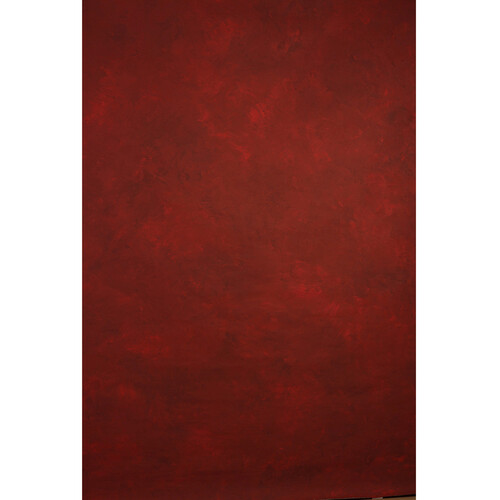 GravityBackDrops Hand Painted Classic Collection Mid Texture Backdrop (Red, 8.9 x 16.4')