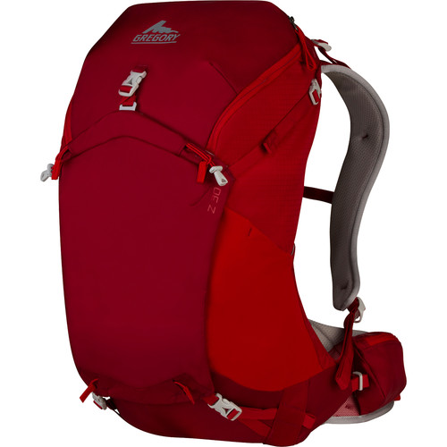 Gregory Mens Z 30 Large Backpack (32 L, Spark Red) GM74540 B&H Gregory Mens Z 30 Large Backpack (32 L, Spark Red) GM74540 B&H