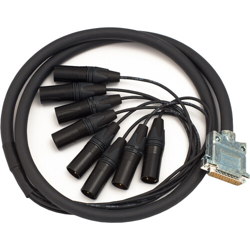Grimm Audio Sub-D to 8x Male XLR (4.92')