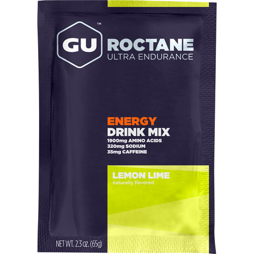 GU Energy Labs Roctane Energy Drink Mix (10-Pack Box, Lemon Lime)