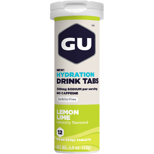 GU Energy Labs Hydration Drink Tabs (8-Pack, Lemon-Lime)