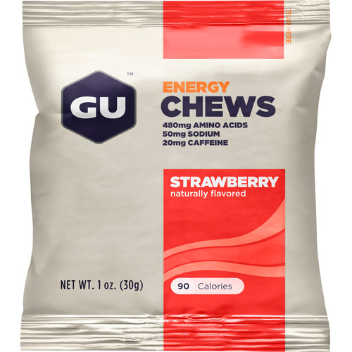 GU Energy Labs Energy Chews (24-Pack, Strawberry)