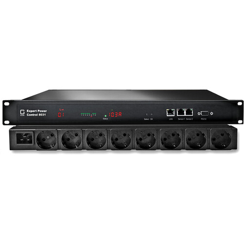 GUDE Systems 8-Fold Switched & Metered Rack-Mountable PDU (8 x Locking IEC C13 Female)