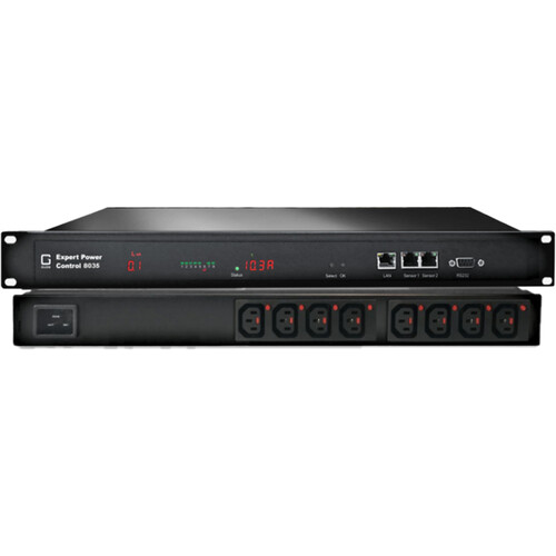 GUDE Systems 8-Fold Switched & Outlet-Metered Rack-Mountable PDU (8 x IEC C13 Female)